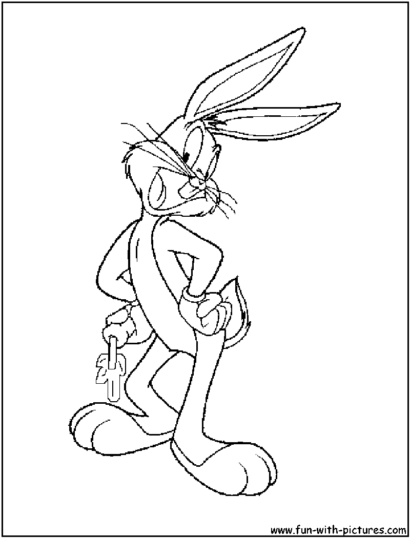 Bugs Bunny Space Jam Coloring Pages - Super Kins Author