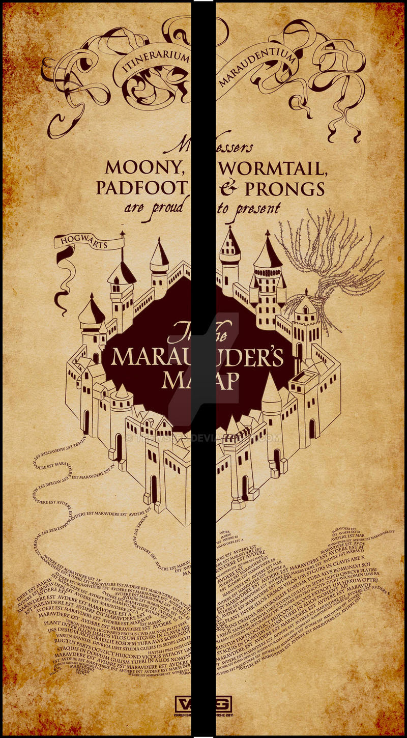 Free SVG Harry Potter Marauders Map Svg 11998+ Crafter Files