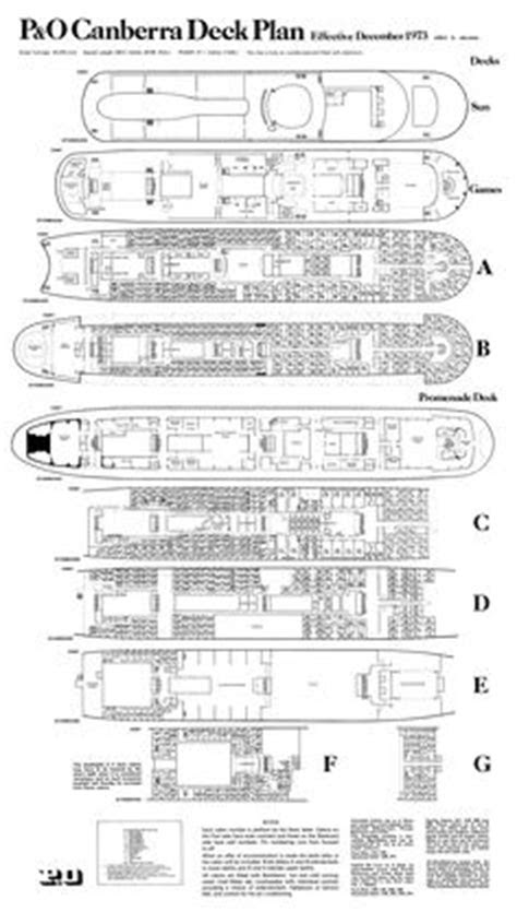 1800s Ship Plans Deck and Section Warship by