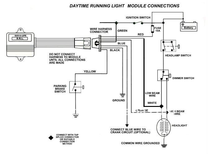 Wiring Diagram For Daylight Running Lights - Diagram