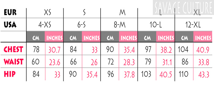 ClimbingNoob: Womens Clothes Sizes