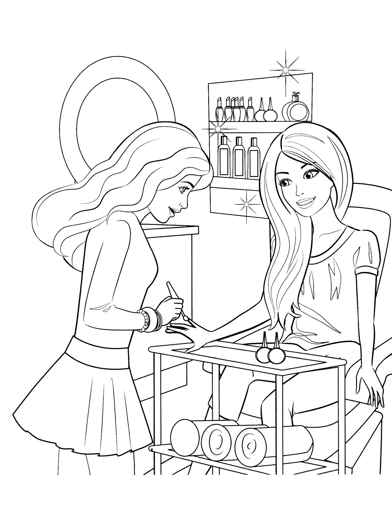 Easy Barbie Life In The Dreamhouse Coloring Pages