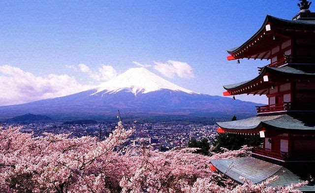 Gambar Pemandangan Gunung Fuji Jepang - Sempoa Dunia