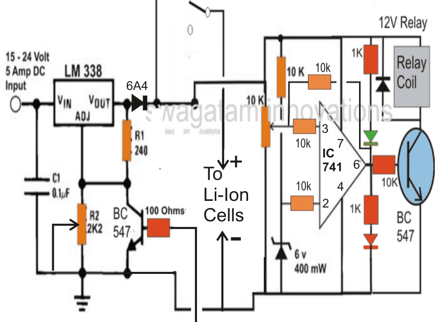 24 Volt Battery Charger Circuit Diagram