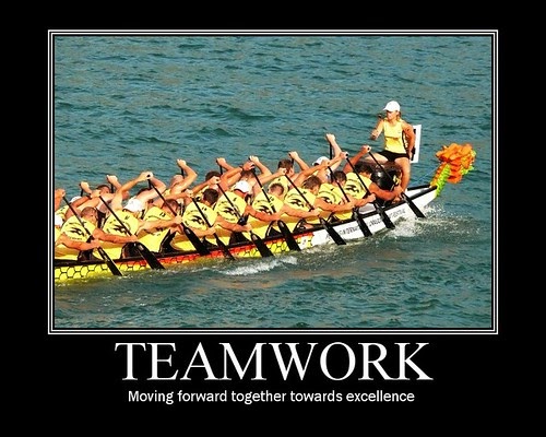 Teamwork Quotes Rowing - Wallpaper Image Photo