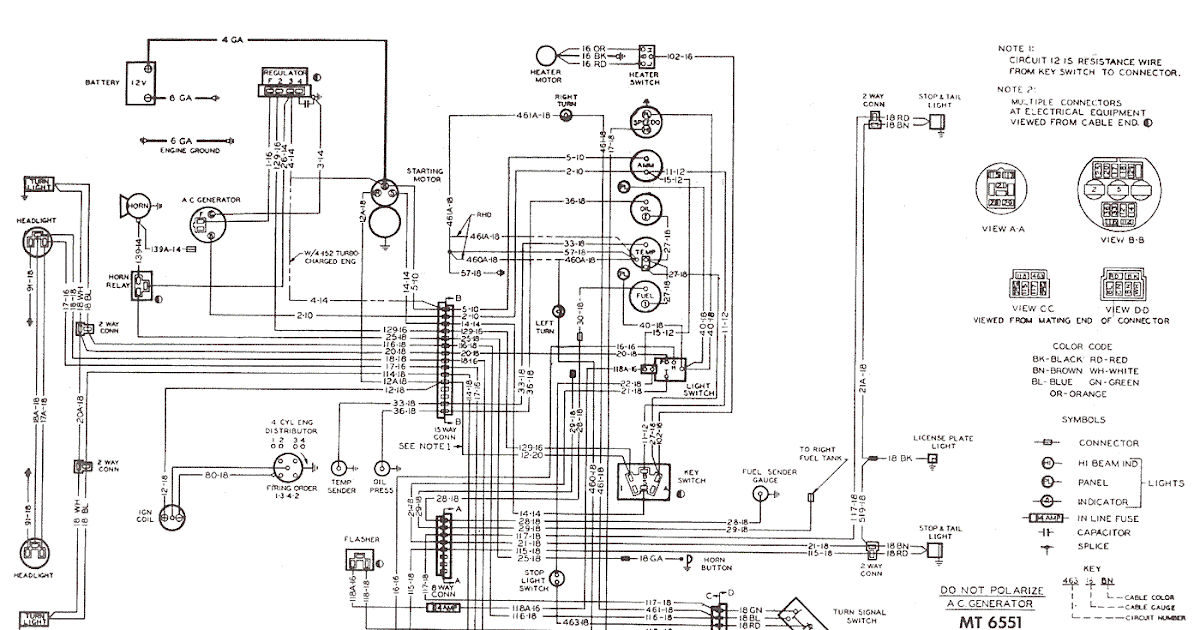 1968 International Pickup Wiring Diagram