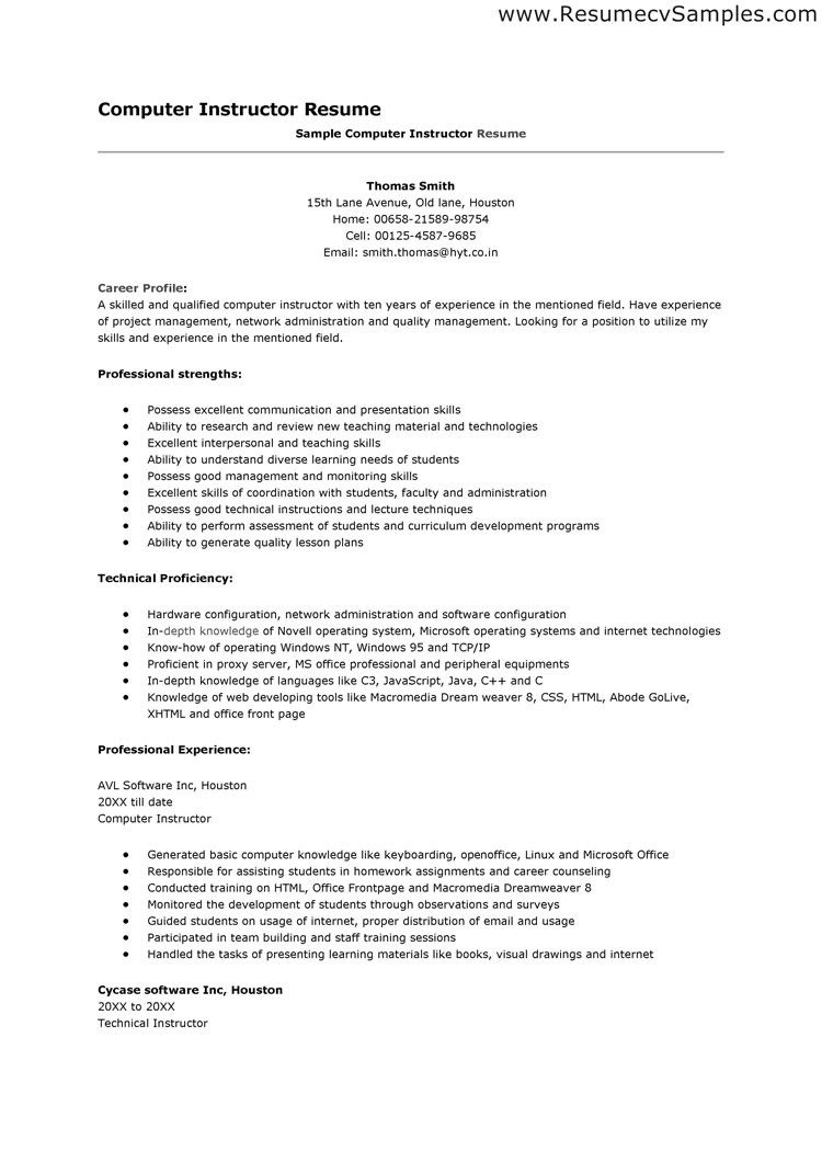 teacher skills and abilities for resume