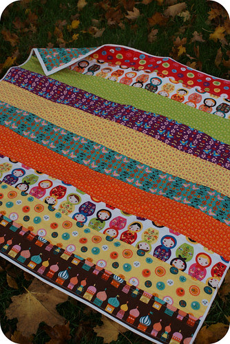 easiest baby quilt EVER.