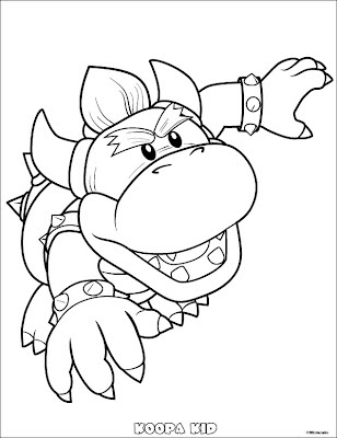 jimbo's Coloring Pages: Koopa Kid