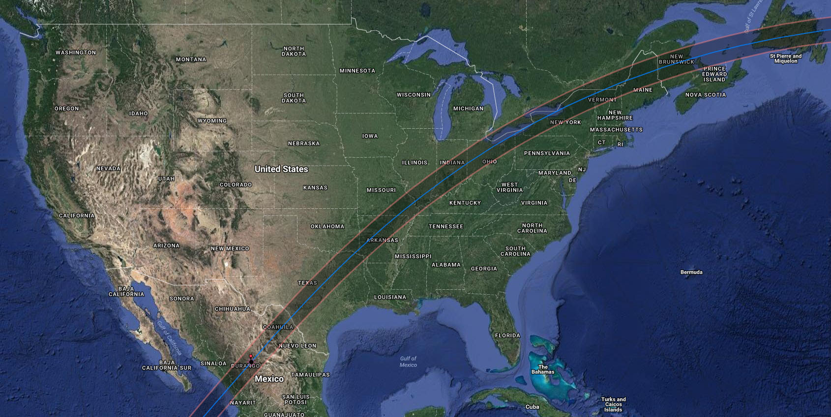 Solar Eclipse 2024 Interactive Map Living Room Design 2020