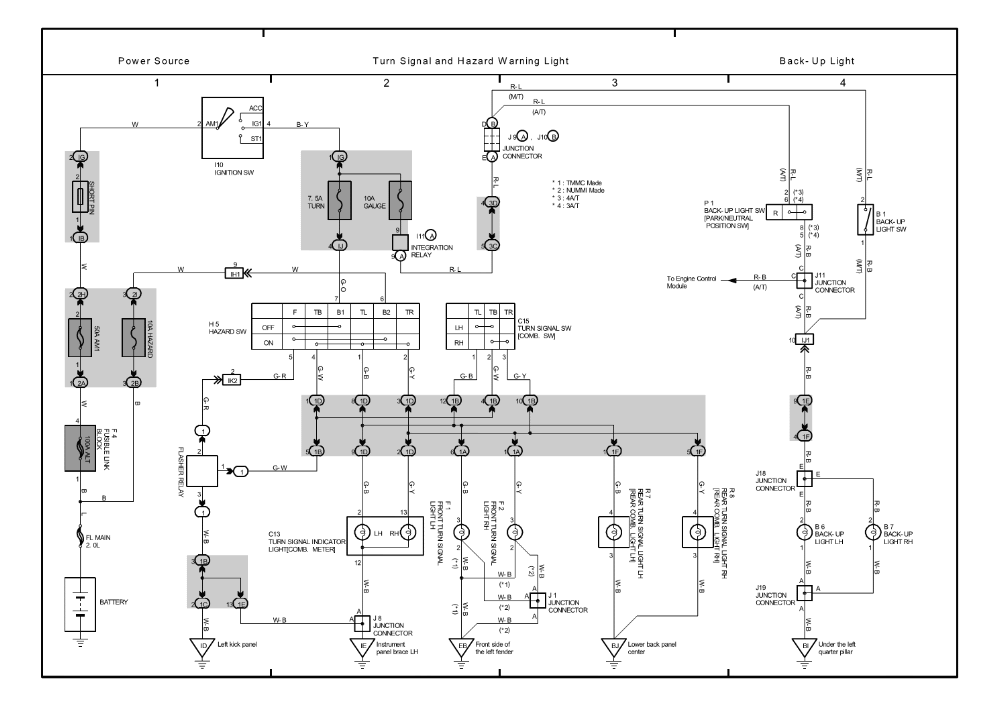 2005 Corolla Backup Light Wiring - estamo sentreovillos