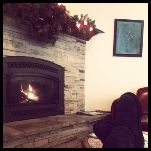 Cozy by the fire