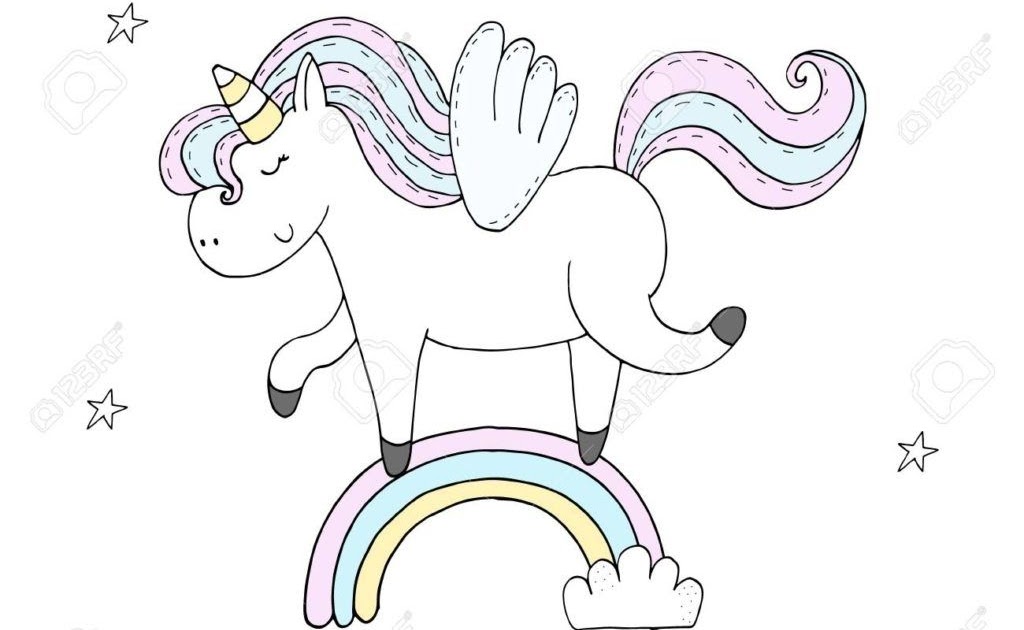 Printable Unicorn Coloring Birthday Card - Coloring Book