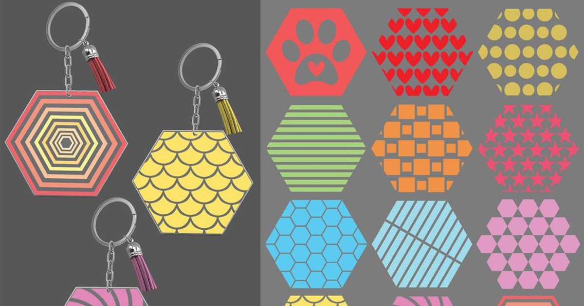 Free Keychain Svg Patterns DXF EPS PNG File