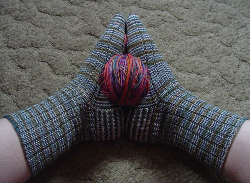 Lorna's Laces socks and Koigu - March 13, 2006