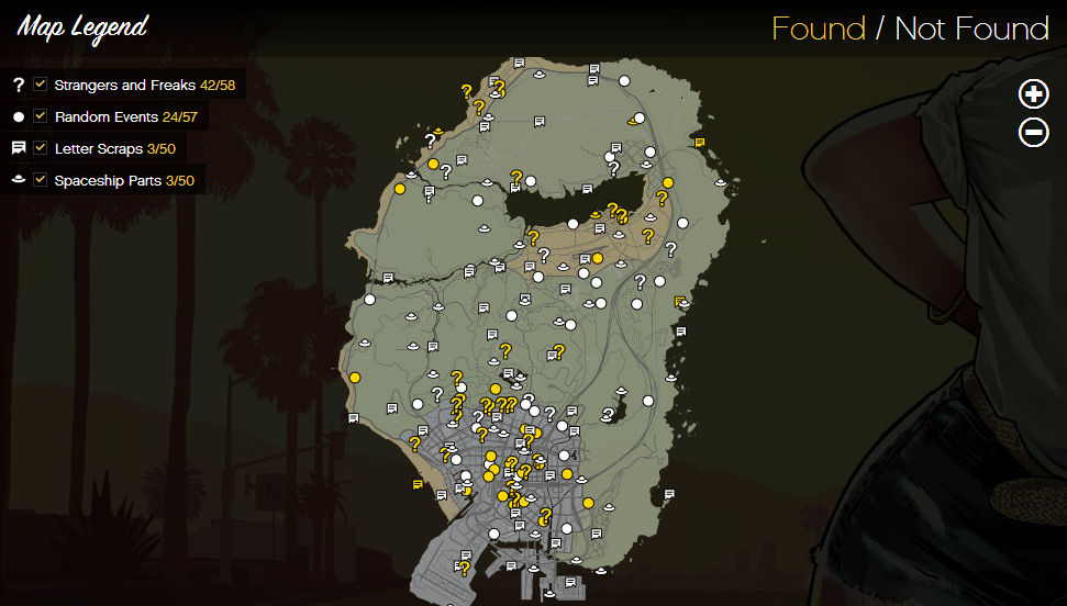 32 Gta 5 Collectibles Map Maps Database Source