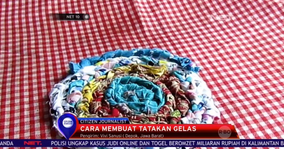  Cara  Membuat  Tatakan Gelas Dari  Kain  Perca  Membuat  Itu