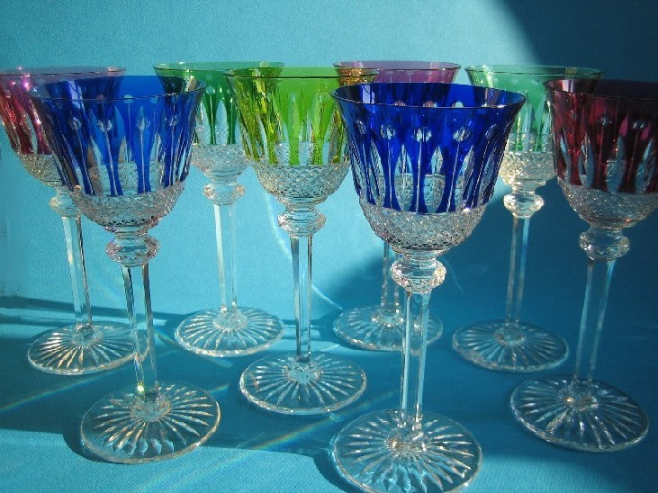 Cristal De Boheme Verres En Couleur Choix de Couleur