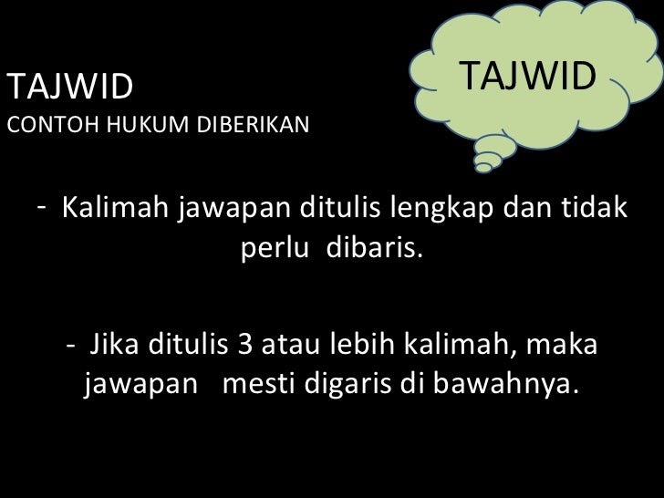 Contoh Soalan Tajwid - Rinanois