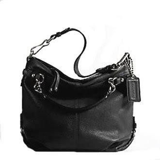 #1 Best Buy Coach Brooke Leather Carly Shoulder Hobo Bag Purse Tote 14112 Black | Coach Carly Bag