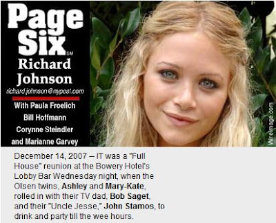 Page Six - Mary Kate and Ashley Olsen