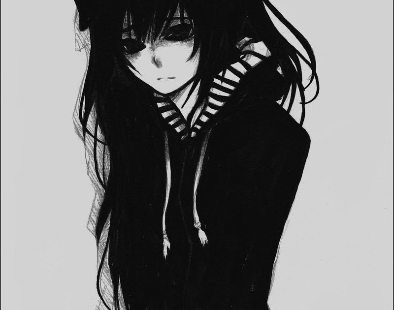 Sad Anime Pfp Black And White Anime Black And White Pfp In The | Images ...