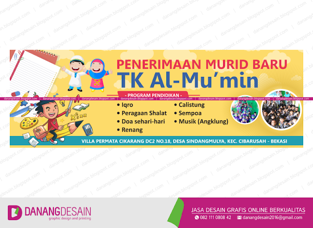 Contoh Spanduk Bimbel Calistung
