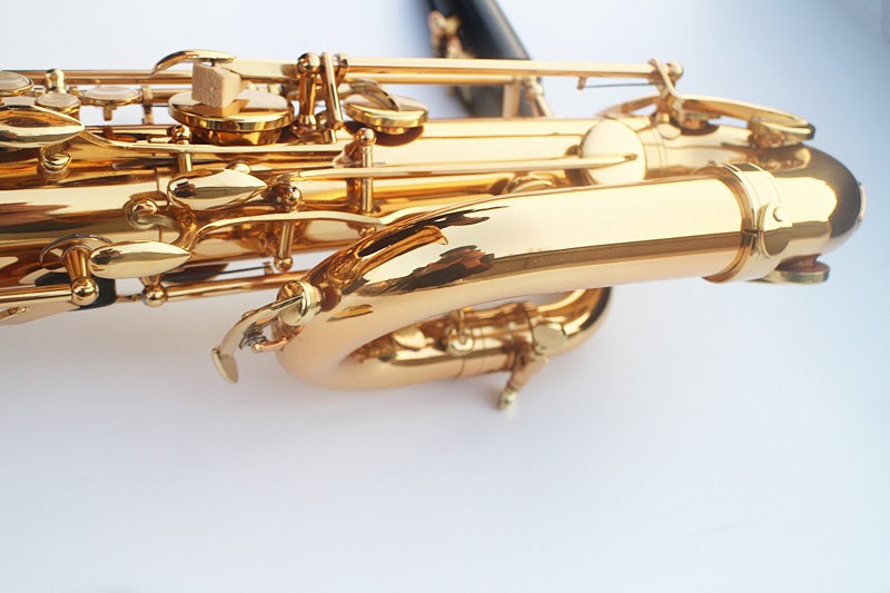 EMS Free Shipping Baritone Saxophone Selmer 54 Straight Professional Gold Eb Bass Sax Mouthpiece