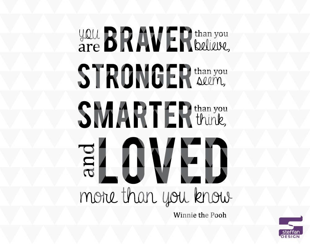 10. "Stronger than yesterday, braver than you believe, smarter than you think" - wide 5