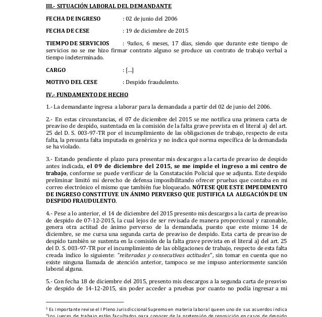 Carta De Despido Sin Responsabilidad Patronal - r Carta De