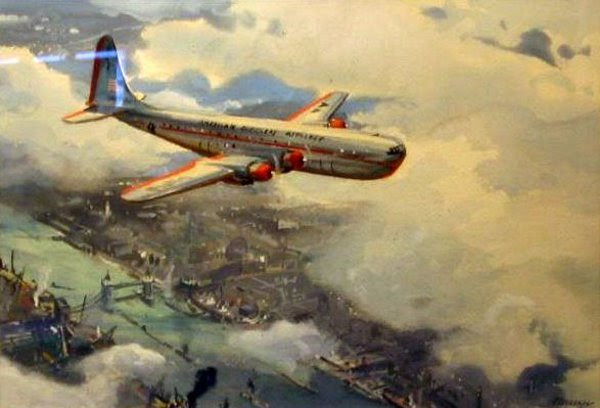 Boeing Stratocruiser Over London