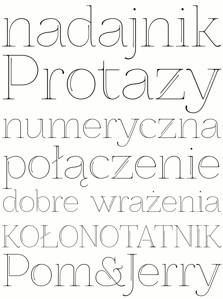 Polskie Czcionki Fonty z polskimi znakami ZnikomitNo25