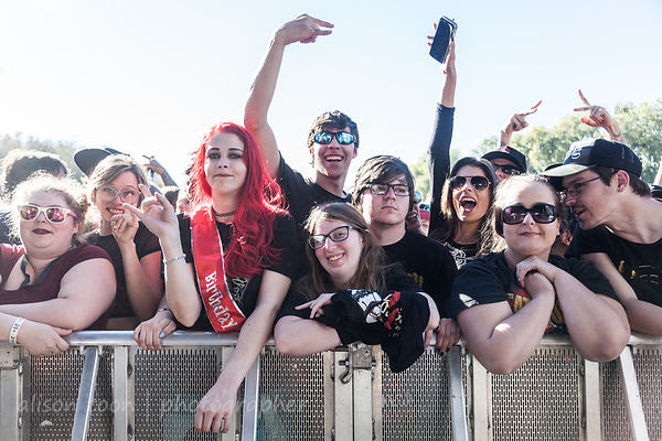People having fun at Aftershock