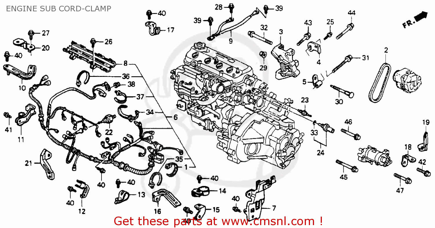 1994 Honda Accord Engine Diagram