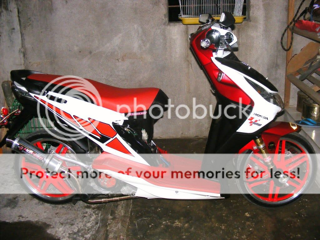 Modifikasi Motor Beat Merah Putih