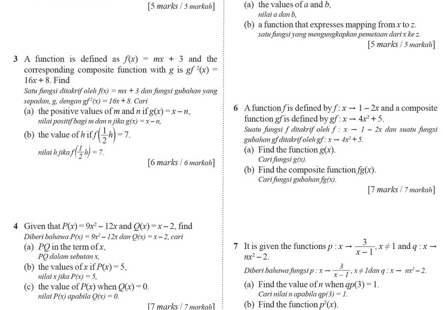 Matematik Tambahan Tingkatan 4 Kssm Bab 1  Miani