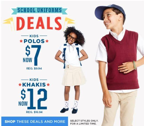 Old Navy Uniforms For Kids ~ Green Sandals