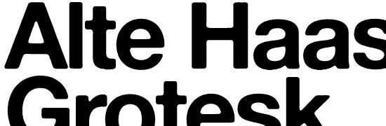 Alte Haas Grotesk - preview.