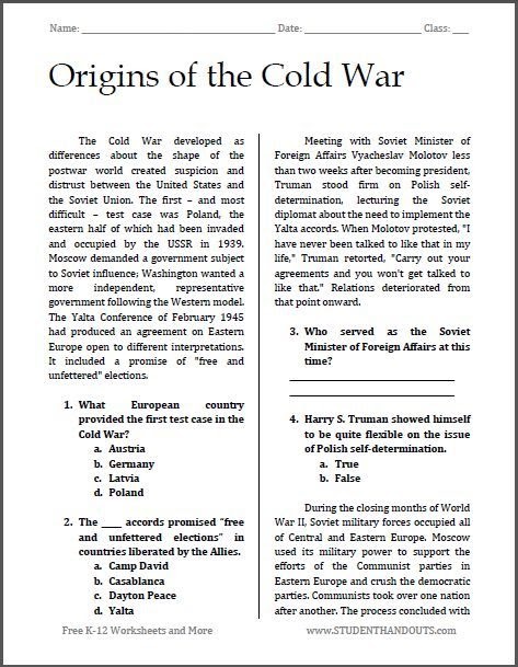 cold-war-worksheet-answers