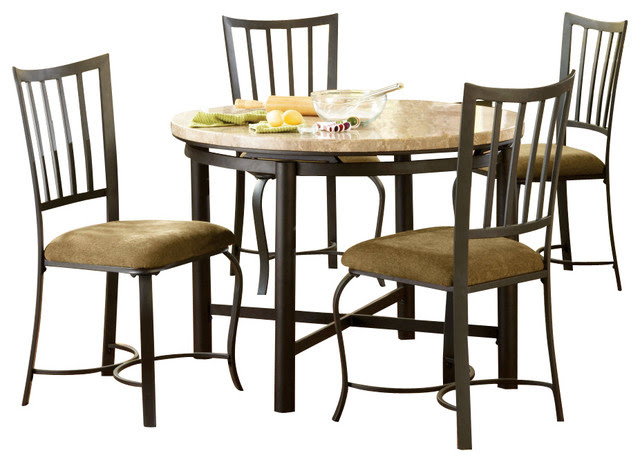 Steve Silver Paloma 5 Piece White Marble Top 42 Inch Round Dining Room Set Contemporary Steve Silver Paloma 5 Piece White Marble Top 42 Inch Round Dining Room Set Contemporary