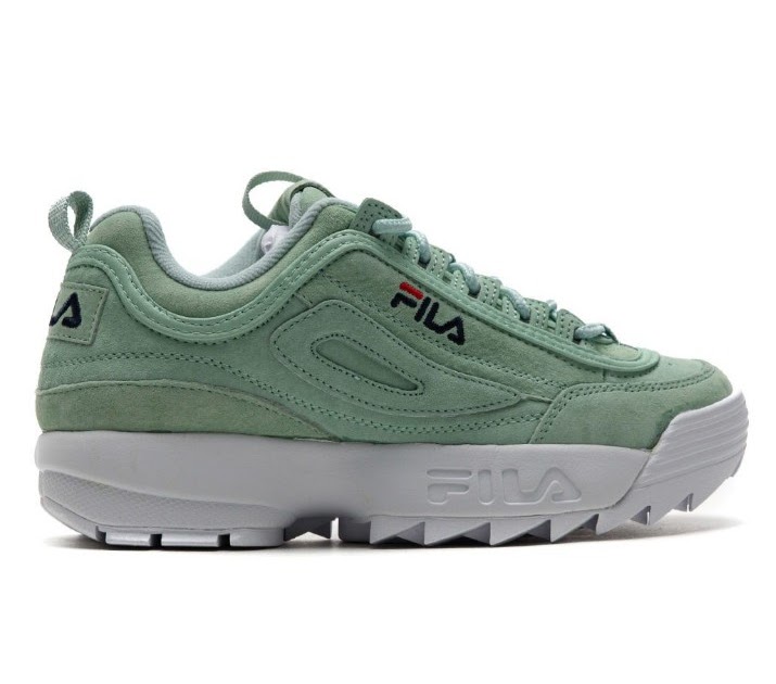 Seeinglooking: Color Fila Shoes Green