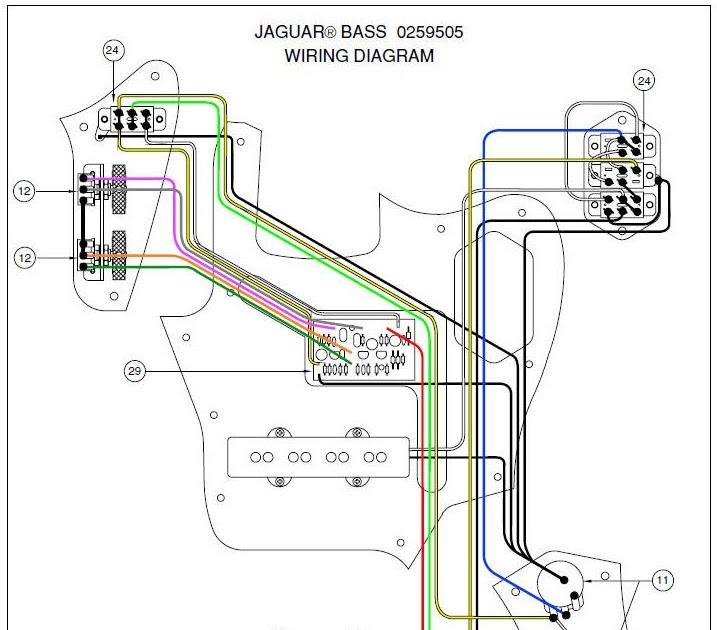 Fender Jaguar Bas Wiring Kit - Wiring Diagram & Schemas