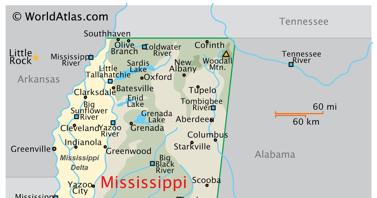 Map Of Mississippi Gulf Coast
