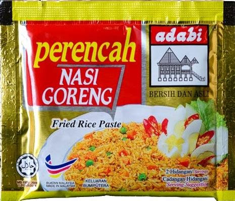 Nasi Goreng Kampung Perencah Adabi Enak  Galeri Resepi 