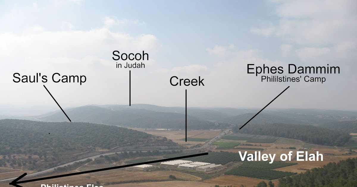 Valley Of Elah In Bible - Valley of David and Goliath? - Part 2 ...