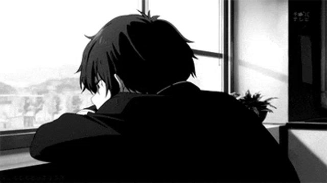 Depressed Anime Guy / Anime Boy Anineboy Sad Depressed Depression Red