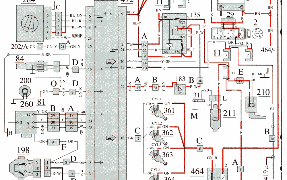 2004 Volvo S40 Fuse Box Diagram