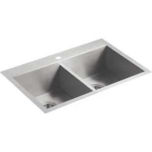 Kohler K 3820 1 Na Vault Double Equal Kitchen Sink With