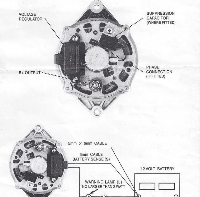 Wiring Diagram For Ford Alternator With Internal Regulator