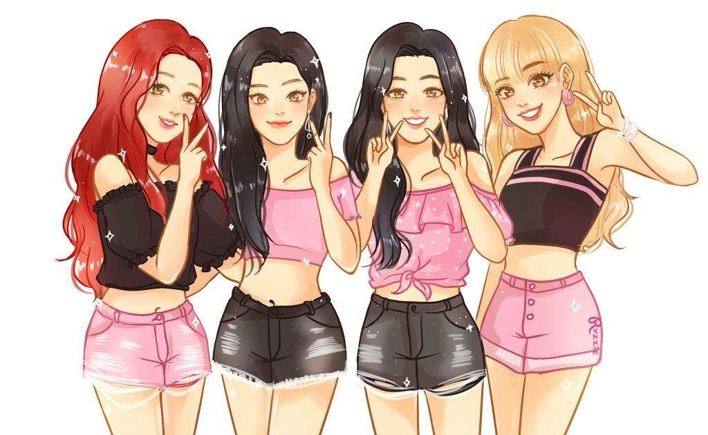 24+ Blackpink Anime Wallpaper For Pc PNG - BLACKPINK WALLPAPER